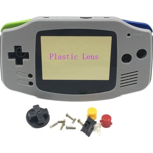 Replacement Grey For Super Famicom Version Housing Shell Case Cover for Nintendo Gameboy Advance GBA