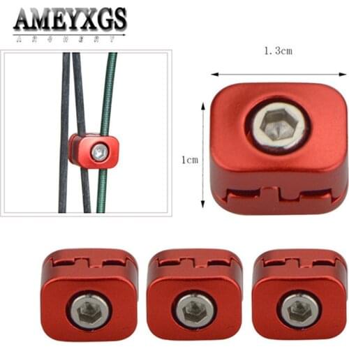 1/5pcs Drop Away Arrow Rest Buckle Clip Compound Bow Shooting Cable Fastener Clamp Metal Buckle For Hunting Archery Accessories