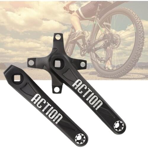 Aluminum Alloy Mountain Bike Sprocket Crank 104BCD MTB Bike Crankset 170 Square Hole Crank Leg Bicycle Repair Accessories Cranks