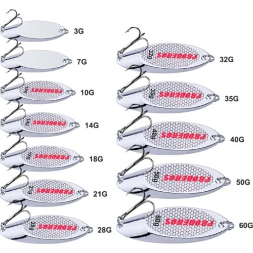 1pcs/lot 3g/7g/10g Metal Spoon Lure Fishing Lure Hard Lure Spoon Baits Pesca Peche fishing Tackle Wobblers Isca Artificial