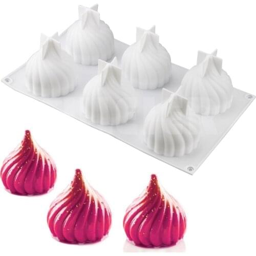 1PCS 3D RUSSIAN TALE Silicone Mold Cake Decorating Baking pastry Tools For Chocolate Truffle Mousse Moulds Pastry Art cake mould