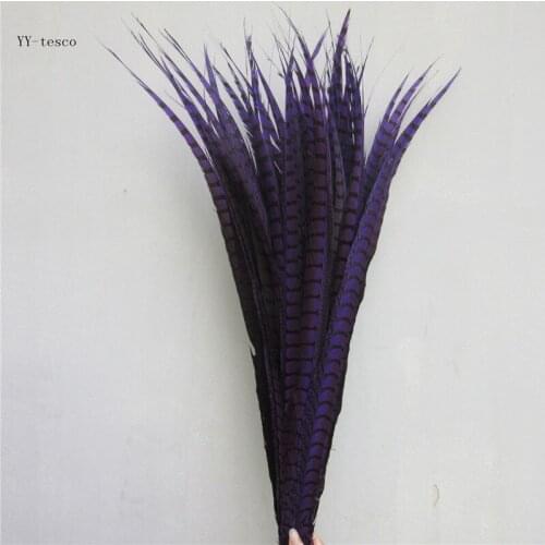 10pcs 32-36 inch/80-90cm purple Lady Amherst Pheasant Feather pheasant feathers for carnival party costumes cosplay decoration
