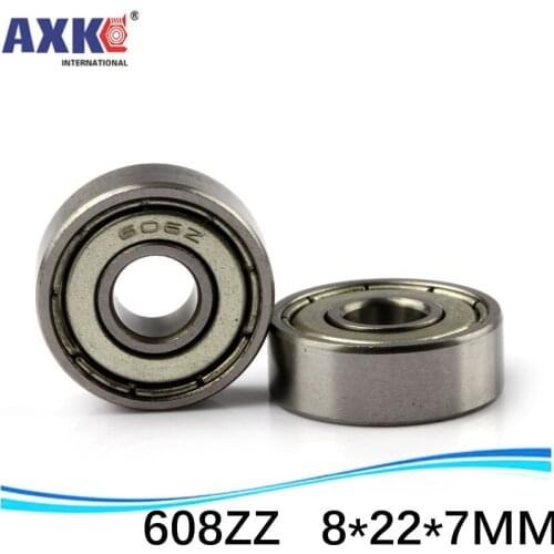 10pcs/lot Free Shipping 608ZZ ABEC-7 8X22X7 608 Z Pulley shoes special bearings