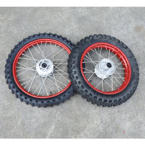 110 Apollo Mini Golf Cross Country Motorcycle Accessories 90 / 100-14 70 / 100-17 Inch Tire with Hub