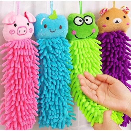 Free shipping Microfiber cartoon Hanging towel Cute animal cleaning towel(200 pcs/lot) SN2265