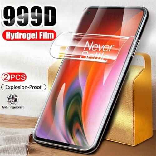 2PCS 999D Hydrogel Film For One Plus OnePlus Nord 2 5G 2021 Screen Protectors Not Glass One More 1+Nord2 6.43'' Protective Film