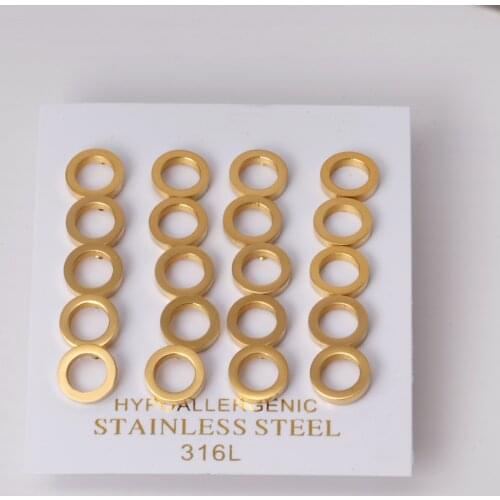 LUXUSTEEL Piercing Earrings