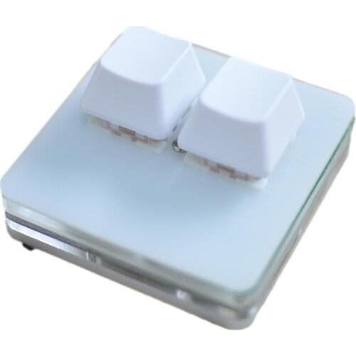 USB Mini Keypad Gamer 2 Keys Mechanical Keyboard DIY Custom Keycaps Copy And Paste Audio Shortcut Gaming Programmable Keyboard