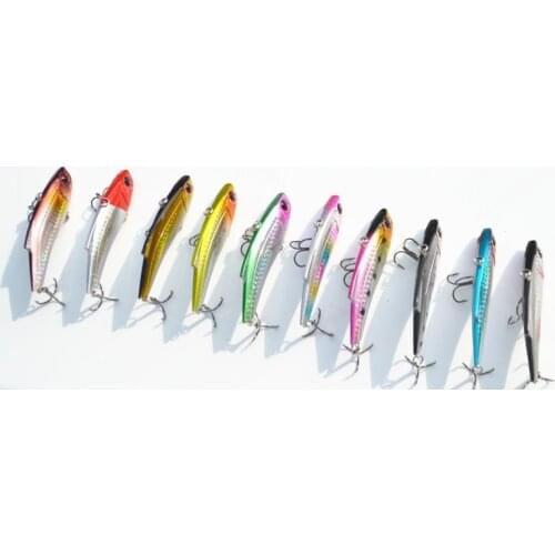 1 Piece Sale New Arrival Vibration VIB Lure Hard Bait Swimbait 9cm/20g Artificial Lures 10 Colors