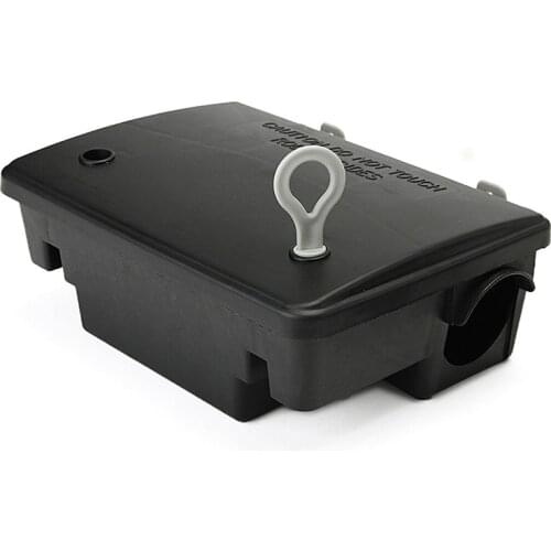 Professional Home Rat Mouse Rodent Bait Block Trap Station Box Case with Key NIN668