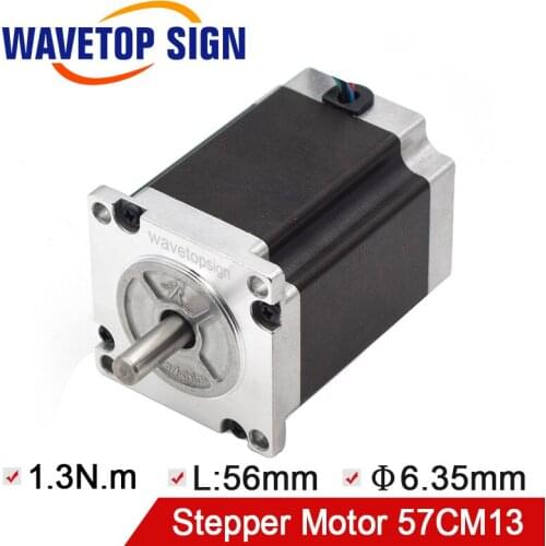 Leadshine Nema23 Stepper Motor 57CM13 Holding Torque 1.3N.m Current 4A Positioning Torque 40mN.m CNC Laser Grind Foam Plasma Cut