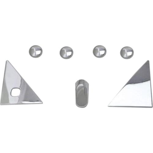 Pcs Chrome Rear Window Trims for Toyota Land Cruiser Prado Fj 150 Accessories