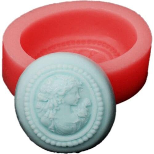 3D Girl Design Silicone Soap Mold Making Chocolate Mould Tray Homemade Making DIY Candle Mold Soap form Clay Molds