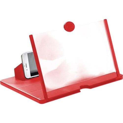 12 In 3D Mobile Phone Screen Magnifier HD Video Amplifier Stand Bracket Movie Game Magnifying Folding Phone Desk Holder