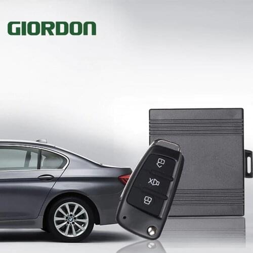 GIORDON Smartphone car alarm system compatible with ios and android phone car engine start stop system remote Smart key