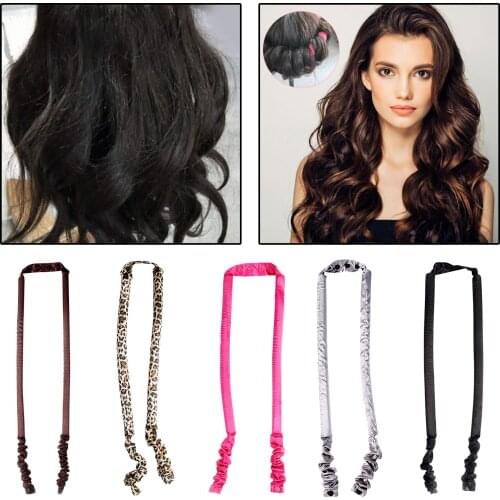Sleeping Hair Rollers Curling Sponge Wave Hair Curler No Heat Curls Ribbon Hair Rollers DIY Hair Styling Tools Flexible Rods