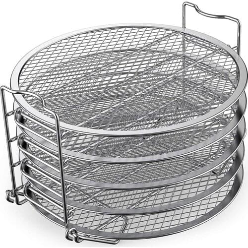 Dehydrator Rack Stainless Steel Stand Accessories Compatible with for Ninja Foodi Pressure Cooker and Air Fryer 6.5