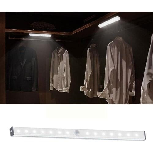 6/10/14/20 LED USB Charging Cabinet Light Magnetic Motion For Bedroom Strip Lamp Home Sensor Closet Night Lighting Light Wi R9V8