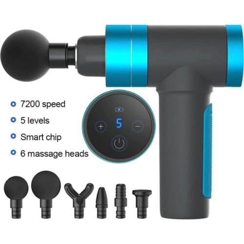 Tissue Massage Gun Muscle Massager Muscle Pain Man Therapy Massager Exercising Muscle Pain Relief Muscle Relax USB Charge