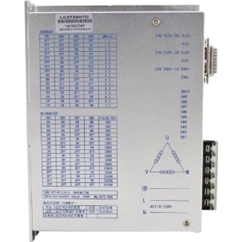 110/130 three-phase hybrid stepping motor driver LC3722HTC AC 220V current 7A drive controller