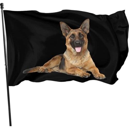 Dog German Shepherd Outdoor Flag Home Garden Flag Banner Breeze Flag USA Flag Decorative Flag 3x5 Ft Flag