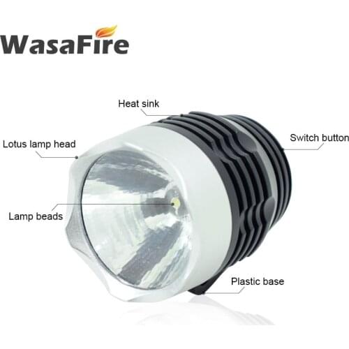 WasaFire Q5 LED Bicycle Front Light 3 Modes Mini Bike Headlamp Mountain Road Bike Headlight Torch Waterproof Cycling Lights