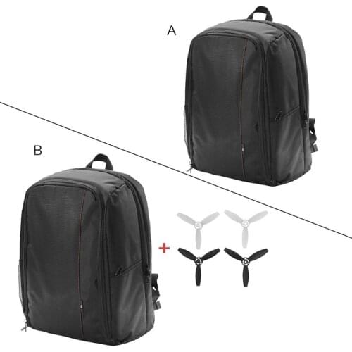 1Set Portable Backpack Travel Shoulder Bag Carrying Case Propellers for Parrot Bebop 2 FPV Drone Accessories
