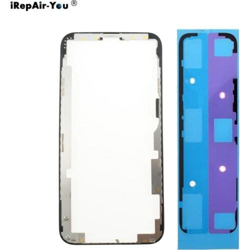 10PCS Top Front LCD Screen Bezel Frame For iPhone X XS Max 11 Pro Max Middle Frame Holder With Adhesive Tape Replacement