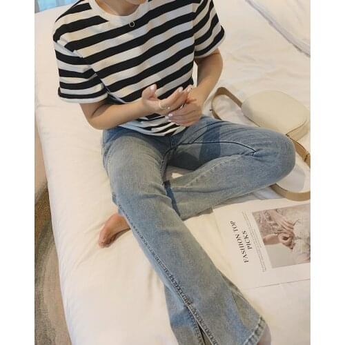 2021 Womens Plaid Striped T shirt Y2k Za Woman Oversized Harajuku Short Sleeve Female Clothing Blouses Shirts Tee Tunics Urban