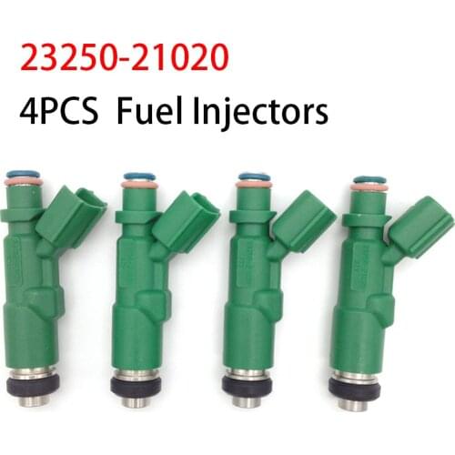 4pcs Fuel Injectors 23250-21020 For Toyota Echo 2000-2005 1.5L-L4 For Scion XA 2004-2006 1.5L-L4 2325021020 High Quality
