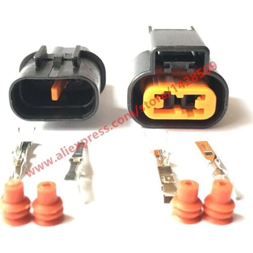 5 Set Kum Auto 2 Pin PB625-02027 Female And Male ABS Sensor Fog Lamp Automotive Wiring Harness Connector For Mitsubishi Souast