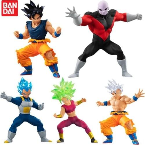 5CM BANDAI Anime Dragon Ball Z Migatte no Gokui Son Goku Migatte No Goku Jiren Vegeta Kefla HG 06 Action Collection Model Toys