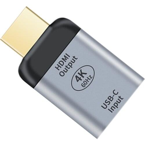 CYSM USB-C Type C Female Source to HDMI Sink HDTV Adapter 4K 60hz 1080p for Tablet & Phone & Laptop