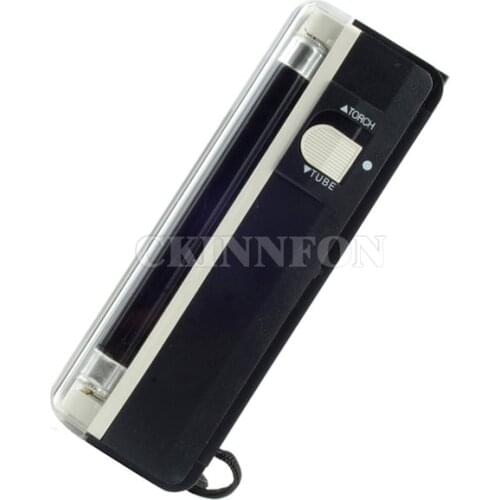 DHL 100pcs Handheld UV Lamp Light Torch Led Flashlight Money Detector Currency Bill Fake Banknotes Passposts security check