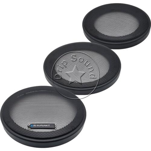 For 4"/5''/6.5'' inch Car Audio Speaker Conversion Net Cover Decorative Circle Metal Mesh Grille #Black #CWF