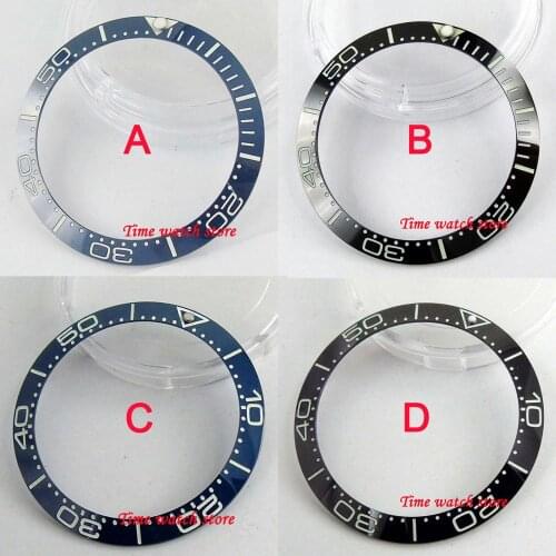 38mm super luminous ceramic bezel high quality bezel insert for 40mm mens watches Replacement ceramic bezel Be60