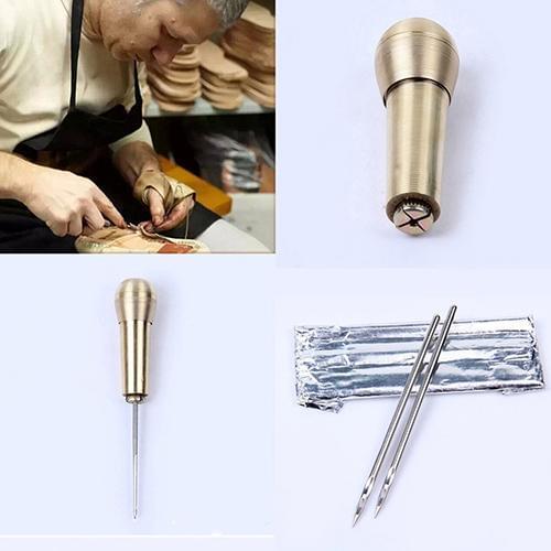 1 Set Sewing Kit Shoe Repair Tool with Needle Awl Leather Hand Stitcher Craft Shoe Repair Tools Supplies sewing Needle Tool Kit