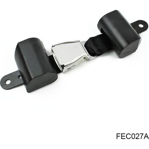 OE Quality ALR 2 Point 47mm Width Polyester Car Seat Belt Black Color Seat Safety Belt for Wheelchairs FEC027A