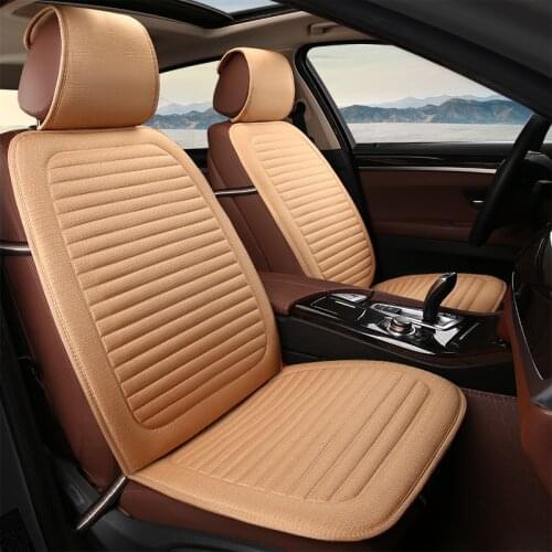 In front of a single piece of thin linen Car MATS single bridge with backrest winter antiskid Car Seat of four seasons general