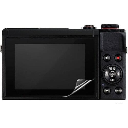3 x Clear PET Screen Protector Soft Cover Guard Protective Film for Canon PowerShot G7X Mark III 3/G7 X Mark3 MK3 G7XIII Camera