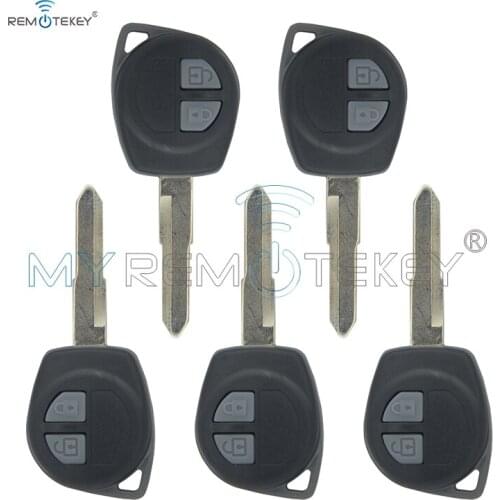 Remote 5pcs KBRTS004 ID46 chipcar key for Suzuki Swift Splash 2005 2006 2007 2008 2009 2010 433mhz 2 button HU133 remtekey
