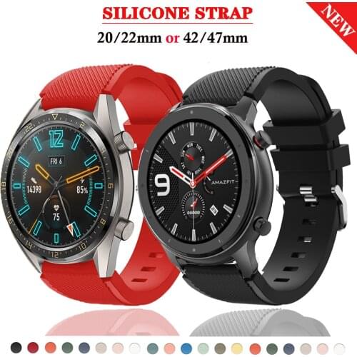 Strap For Samsung Galaxy watch 3 45mm/41/active 2 gear S3 Frontier/huawei watch gt 2e/2/amazfit bip/gts strap 20/22mm watch Band