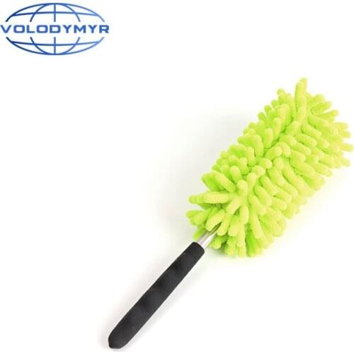 Volodymyr Microfiber Duster Brush Dust Cleaner Extendable Hand Anti Dusting Home Brushes Car Furniture Air Condition Cleaning