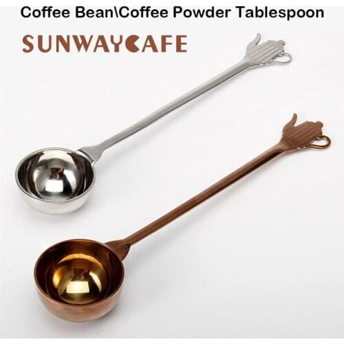 Coffee Scoop 10g Standard Measuring Stainless Steel Tea Coffee Measuring Cup Coffee Scoop Powder Spoon For Barista
