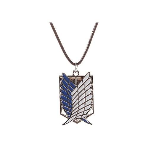 Jewelry Inspired by Attack on Titan Cosplay Anime Cosplay Accessories Necklace / Wings White / Blue Male / Female