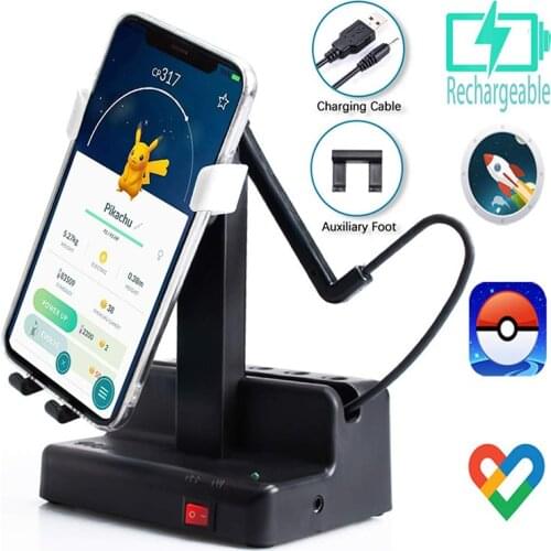 USB Phone Swing Shaker For Pokemon Go Google Fit Ant Forest Wechat Automatic Mobile Stand Holder Pedometer 5000- 15000 Step/Hour