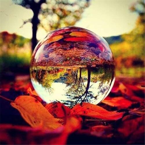 Snow Globe Printed Water-Soluble Canvas 11CT Cross Stitch DIY Embroidery Full Kit DMC Threads Sewing Handmade Promotions