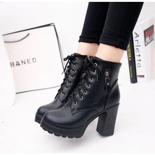 2019 Winter Warm Fur High Top Sneakers Woman Fashion Women Shoes Lace-Up Casual Shoes Platform Winter Sneakers Pink White Black