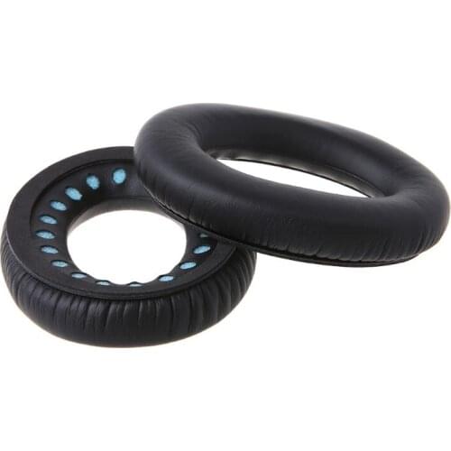 1 Pair Headphone Earpads Ear Pads Protein Skin Earbuds Soft Cushion Replacement for Bose QC15 QC2 QC25 QC35