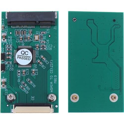 Mini PCI-E mSATA SSD Adapter to 40pin ZIF Card Support for IPOD PAD or laptop 3.3V Mini PCI-e SSD mSATA module 1pcs